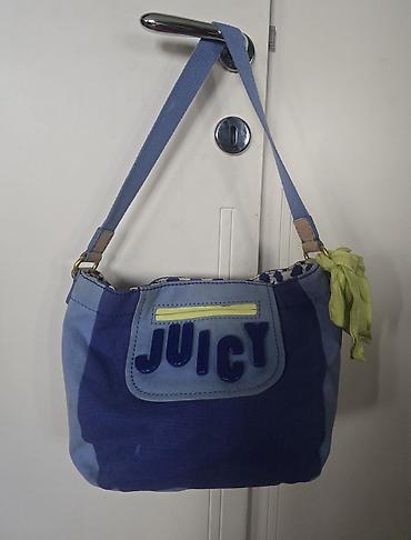 Torbe: JUICY COUTURE platnena torba. Ima nekoliko fleka po njoj i delovi od — 2