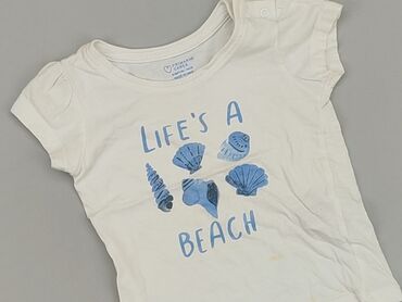 lidl krótkie spodenki chłopięce: T-shirt, Primark, 6-9 months, condition - Fair