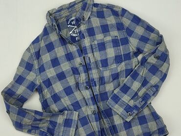 Shirts: Shirt 4-5 years, condition - Very good, pattern - Cell, color - Blue