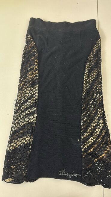 женские кожаные длинные перчатки: Qara dar ətək – krujeva panellərlə Sassofono alınin baha qiymətə heç