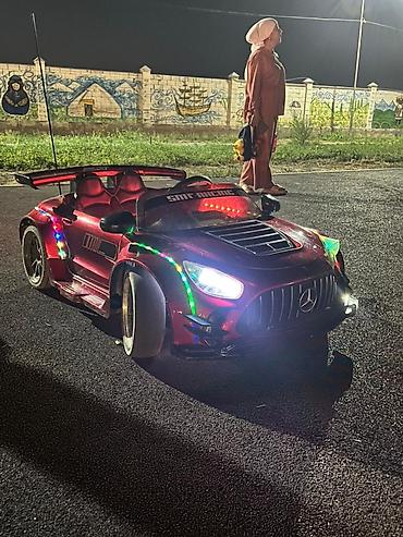 Детские электрокары: Детский электромобиль Mercedes-AMG GT (лицензионный стиль) - Тип — 1