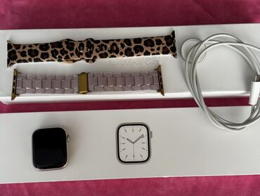 a50 ekranı: Смарт часы, Apple, Сенсорный экран, цвет - Серебристый