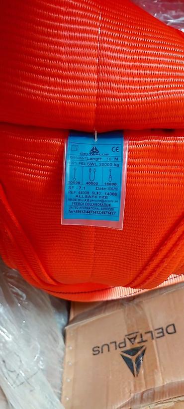 kayi: Poliester toxunma yükləmə kayışı (webbing sling) - Material: 100% PES — 2