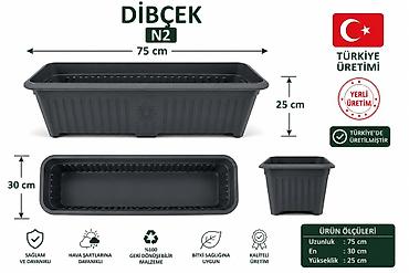 Bitkilər üçün dibçəklər: Dibcek – Türkiyə istehsalı keyfiyyətli gül əkən qab Bağ, balkon, həyət — 1