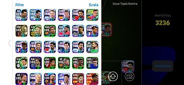 Спорт и хобби: EFootball hesabı – güclü heyət və menecer kolleksiyası 2 dənə 109 kart — 3