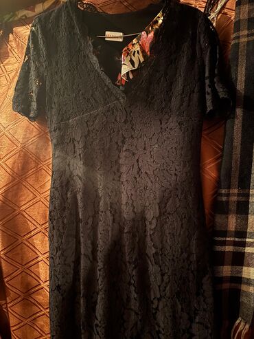 Gündəlik donlar: Qadın paltarları dəsti 1) FIMKA markalı çiçək naxışlı şifon/til — 3