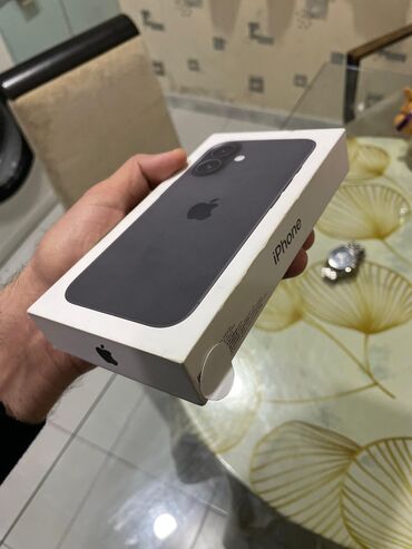 iphone 16 qiymət: IPhone 16, 128 GB, Black Titanium, Zəmanət, Barmaq izi, Face ID