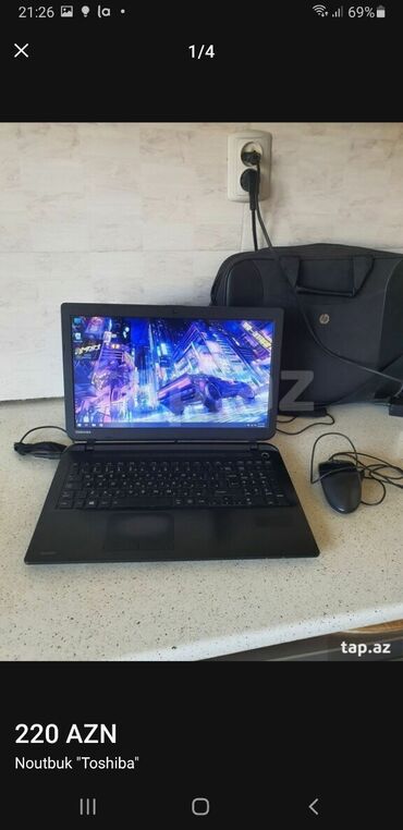Printerlər: İşlənmiş Toshiba, 15 ", Intel Core M, 128 GB, Ünvandan götürmə