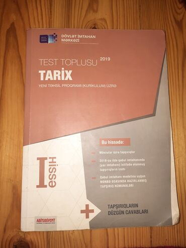 tarix 1 ci hisse pdf: 1 ci hissə və 2 ci hissə işlənib. 1 ədədi 3 azn