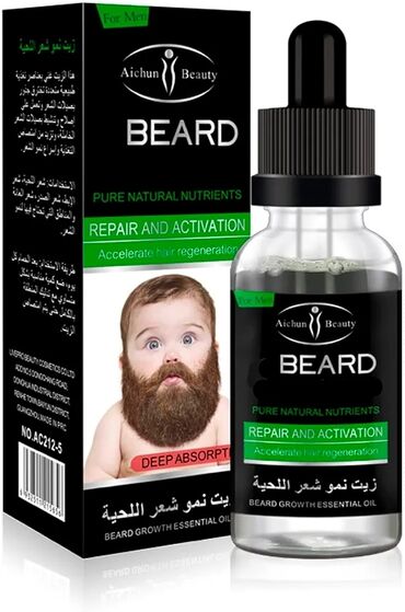 Уход за телом: Масло для роста бороды и усов Aichun Beauty Beard Growth Борода -