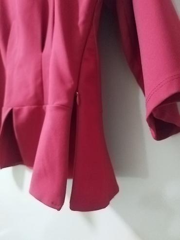 sabo 40: Qadın bluz – Marisis, ölçü 40 - Rəng: tünd qırmızı/şərab çaları - — 3