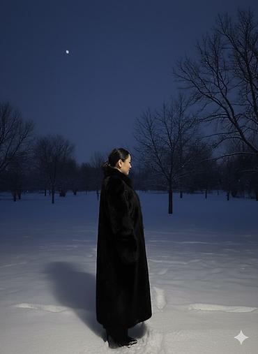 Шубы: Шуба, Норка, Длинная модель, M — 2