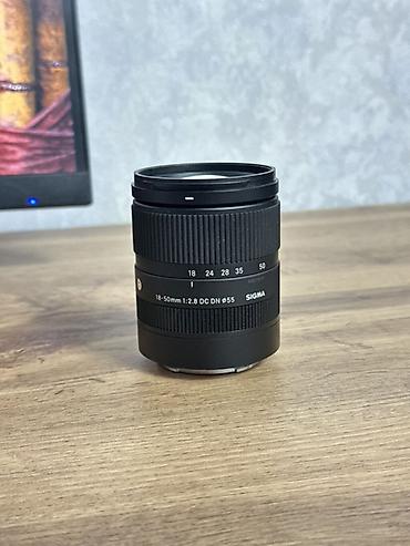 Объектив Sigma 18–50mm f/2.8 DC DN Имеются все документы, коробка at lalafo.kg Объектив Sigma 18–50mm f/2.8 DC DN Имеются все документы, коробка