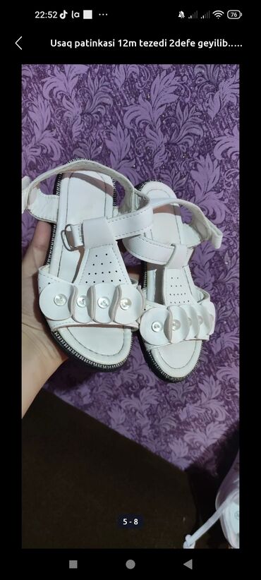 Uşaq ayaqqabıları: Qız üçün, 30 — 8