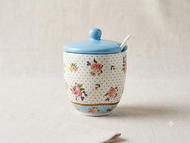 seti baqli: Porcelain ədviyyat/qənd dəsti - Material: keramika/porcelan - Set: 2 — 1