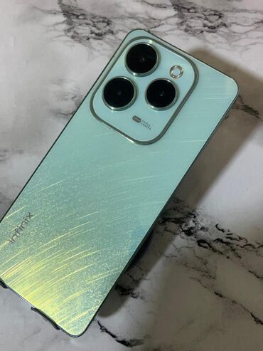 телевизор инфиникс: Infinix Note 40 Pro, Колдонулган, 256 ГБ, түсү - Жашыл, 2 SIM
