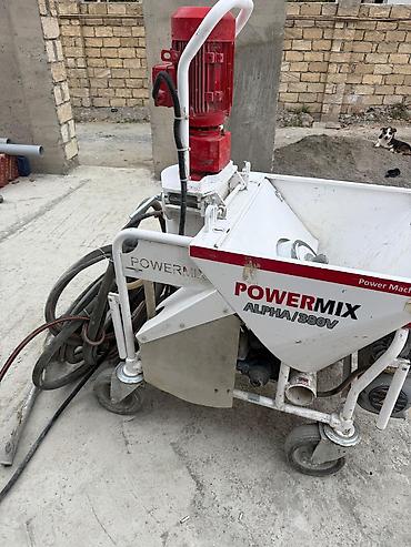 услуга ремонт генератора: POWERMIX ALPHA 380V – qarışdırma və suvaq nasosu - Brend/model — 1