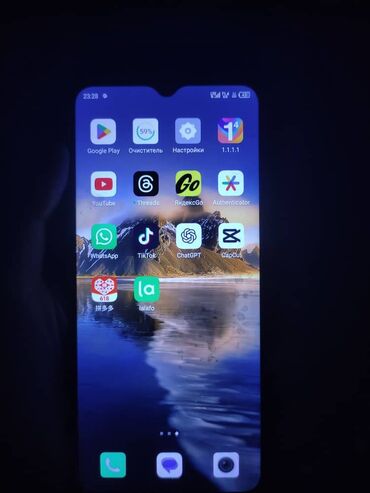 Tecno: Tecno Camon 11 Pro, Колдонулган, 64 ГБ, түсү - Көк, 2 SIM
