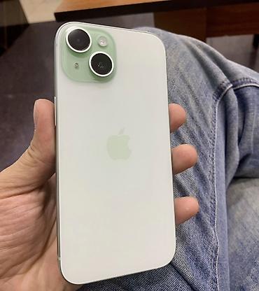 iphone 15 max: IPhone 15, 128 GB, Yaşıl, Simsiz şarj — 3