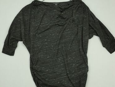 czarne bluzki z krótkim rekawem: Блуза жіноча, Amisu, XS, стан - Хороший