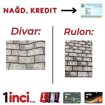 3d şəkillər: Divar kağızı – Flezilin, 3D effektli Xüsusiyyətlər: - Material — 1
