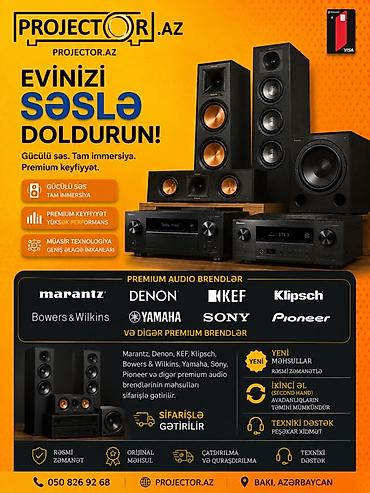 Dinamiklər və kolonkalar: Premium ev kinoteatrı və audio həlləri – Projector.az - Brendlər — 1