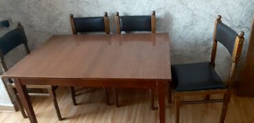 Комплекты столов и стульев: Stol acilir cox mohkemdiler kod (1778)satilir 110azn Gunel1