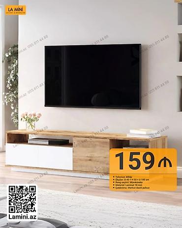 Mebel: Televizor altlığı – La Mini - Ölçülər: Dərinlik 40 sm x Hündürlük 50 — 1