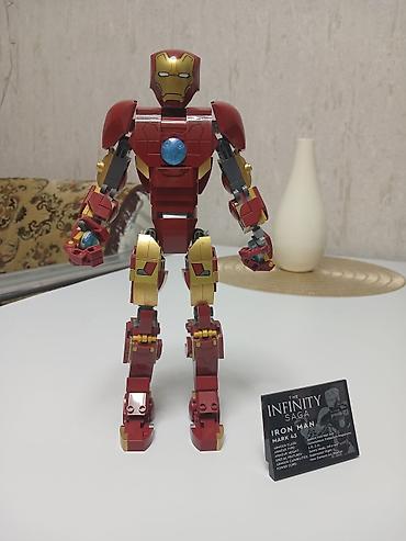 Oyuncaq fiqurlar: LEGO Marvel Studios The Infinity Saga Iron Man fiquru – 76206 Marvel — 1