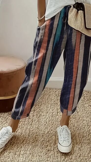 luj viton pantalone: 4XL (EU 48), High rise, Other type
