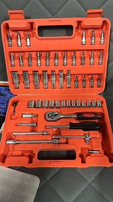 Инструменты: Набор инструментов New Tools 53 PCS, 1/4" DR Socket & Bit Set — 1