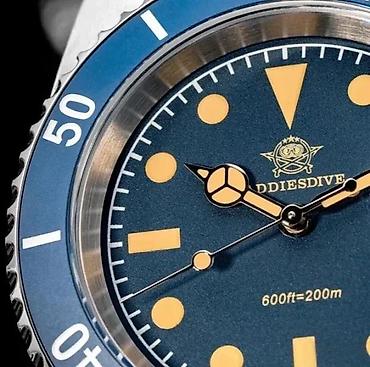 Ručni satovi: ADDIESDIVE AD2054 - 41mm - Plava - Rolex Submariner Homage ADDIESDIVE — 4