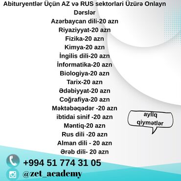 systemair azerbaijan: ZET Academy -də Möhtəşəm açılış Kampaniyası 😍 Bütün fənlər üzürə