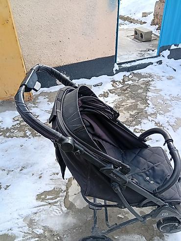 Коляски: Коляска, цвет - Черный, Б/у — 10