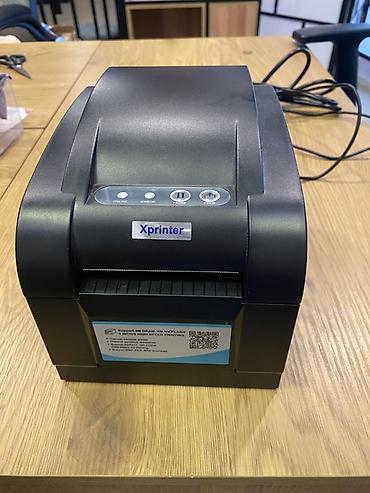 Barkod, çek printerləri: Xprinter XP-350B termal barkod printeri - Növ: Termal etiket/barkod — 1