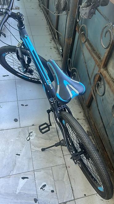 gitara kabel: Velosiped – dağ/şəhər tipli, 26” təkərli - Rəng: qara-mavi — 1