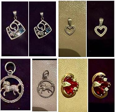 Другие ювелирные изделия: Серебряные цепи, все бусы из натуральных камней, серебряные кулоны и — 6