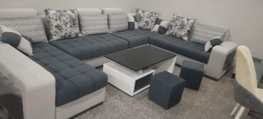 Sifarişlə divan dəstləri: Mebel istehsalı – dizayn və sifarişlə - Yumşaq mebel: klassik üçlü — 12