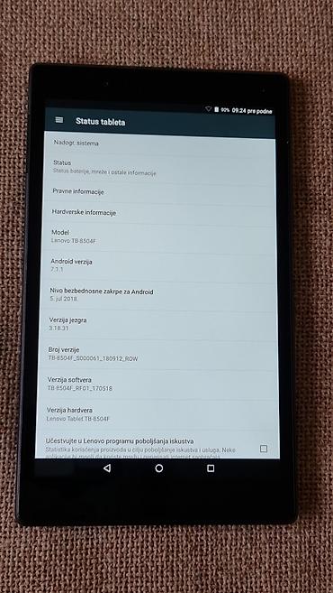 Tableti: Lenovo Tab 4 8 (model TB-8504F) – Android tablet od 8 inča Glavne — 4