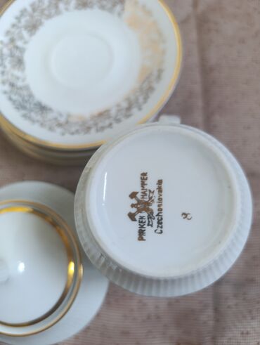 Наборы посуды: Продается НовыйСервис кофейный СССР старая Чехословакия антикварный — 8