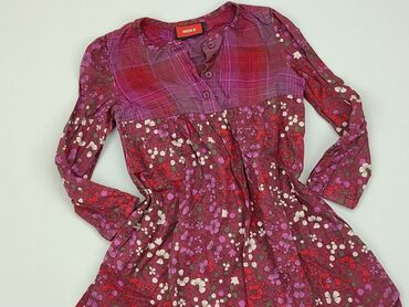 czerwona satynowa sukienka: Sukienka, Mexx, 3-4 lat, 98-104 cm, stan - Dobry