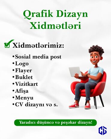 Dizayn, layihə: Peşəkar qrafik dizayn xidmətləri ilə brendinizi tanıdın! Logo