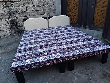 taxt dosəyi: 1 nəfərlik çarpayılar 60manat. 2 nəfərlik taxt 110manat — 2