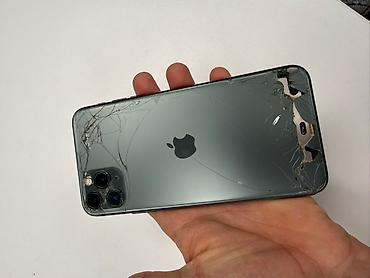 Apple iPhone: IPhone 11 Pro Max, Б/у, 64 ГБ, Matte Midnight Green, Чехол, 80 % — 9