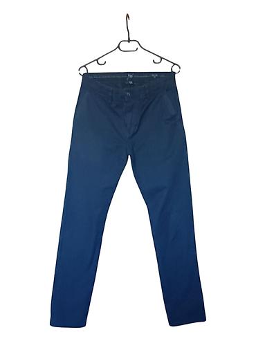 tamno sive pantalone: Muške pantalone crne boje, C&A, veličina 32/34 - Klasčan — 3