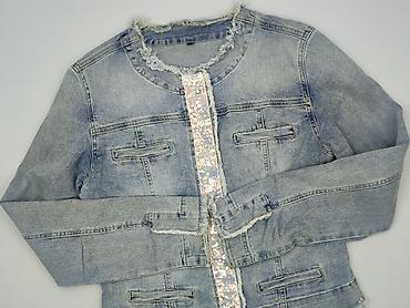 napy ozdobne do kurtek: Denim, Kurtka jeansowa damska, rozmiar L — 1