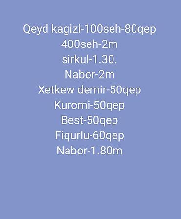 stolustu nabor: Məktəb ləvazimatları və ofis aksesuarları - Rəsm vərəqi: 16 vərəq – — 4