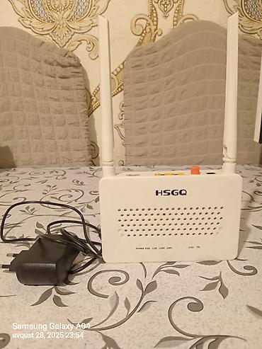 modemler hsgq: HSGQ Wi‑Fi router/ONT - İki ədəd çıxarıla bilən antena ilə sabit və — 1