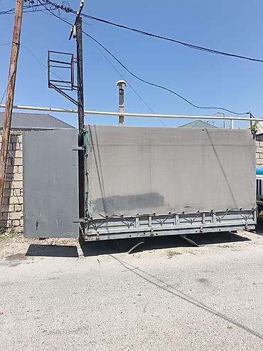 200 litrlik bochka: Metall konteyner/boksi – yük maşını üstü üçün qapaqlı karkas — 1