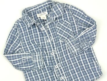 koszula wierzchnia zara: Shirt 1.5-2 years, condition - Good, pattern - Cell, color - Blue